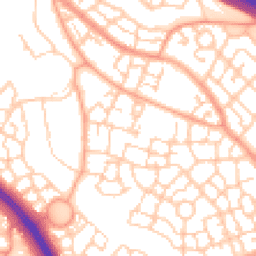 Daytime road noise heatmap for MK10 7AH