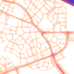 Daytime road noise heatmap for MK10 7AR