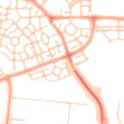 Daytime road noise heatmap for MK10 7BZ