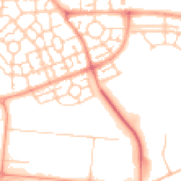 Daytime road noise heatmap for MK10 7DA