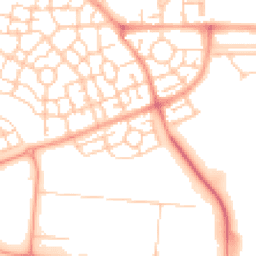 Daytime road noise heatmap for MK10 7DD