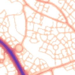 Daytime road noise heatmap for MK10 7DL