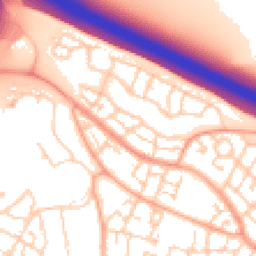Daytime road noise heatmap for MK10 7EH