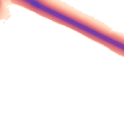 Night-time road noise heatmap for MK10 7EH