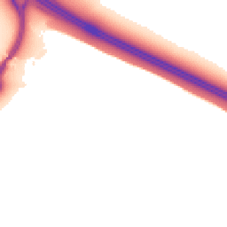 Night-time road noise heatmap for MK10 7EL