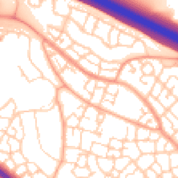 Daytime road noise heatmap for MK10 7FP