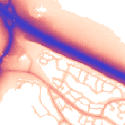 Daytime road noise heatmap for MK10 7FY