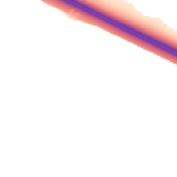 Night-time road noise heatmap for MK10 7GU