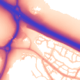 Daytime road noise heatmap for MK10 7HS