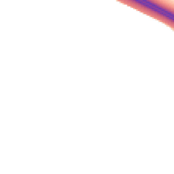 Night-time road noise heatmap for MK10 7JD