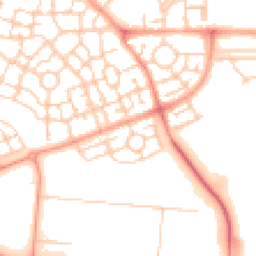 Daytime road noise heatmap for MK10 7NB