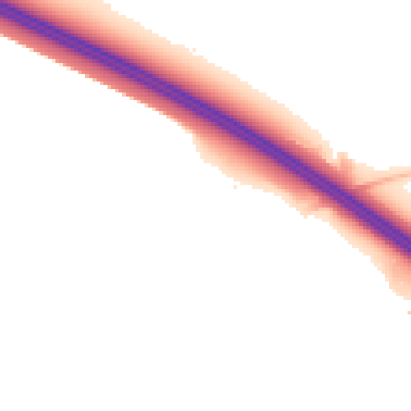 Night-time road noise heatmap for MK10 7NS
