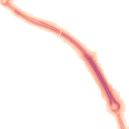 Night-time road noise heatmap for MK10 9AD