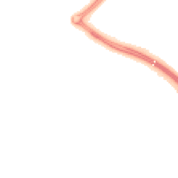 Night-time road noise heatmap for MK10 9AF