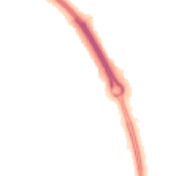 Night-time road noise heatmap for MK10 9BF