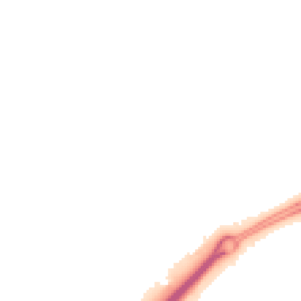 Night-time road noise heatmap for MK10 9BR