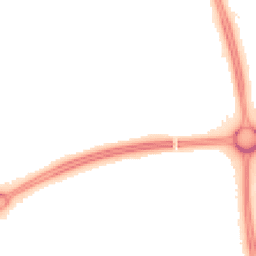 Night-time road noise heatmap for MK10 9DT