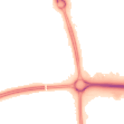 Night-time road noise heatmap for MK10 9EA