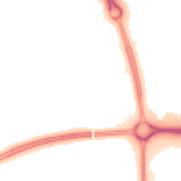 Night-time road noise heatmap for MK10 9EH