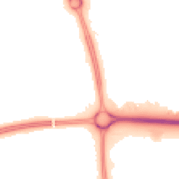 Night-time road noise heatmap for MK10 9ER