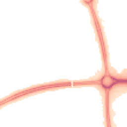 Night-time road noise heatmap for MK10 9FA