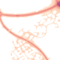Daytime road noise heatmap for MK10 9JT
