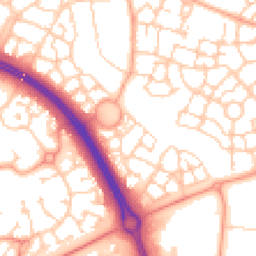 Daytime road noise heatmap for MK10 9LG