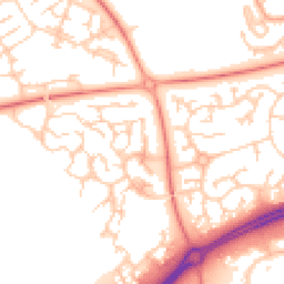 Daytime road noise heatmap for MK10 9PP