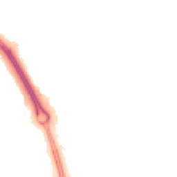 Night-time road noise heatmap for MK10 9QJ