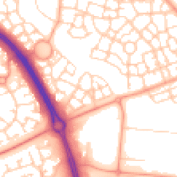 Daytime road noise heatmap for MK10 9QS