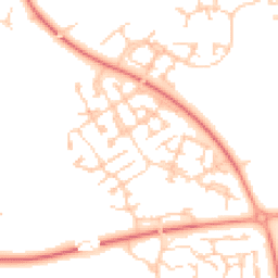 Daytime road noise heatmap for MK10 9SG