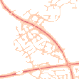 Daytime road noise heatmap for MK10 9TQ