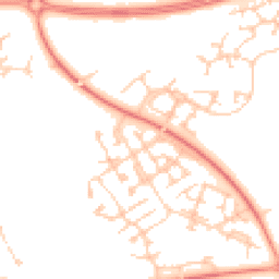Daytime road noise heatmap for MK10 9UA