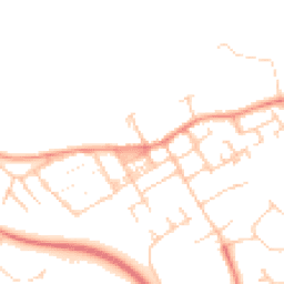 Daytime road noise heatmap for MK13 0AA