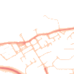 Daytime road noise heatmap for MK13 0AE