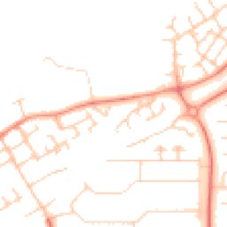 Daytime road noise heatmap for MK13 0AF