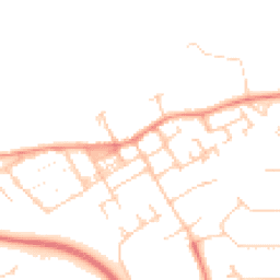 Daytime road noise heatmap for MK13 0AG