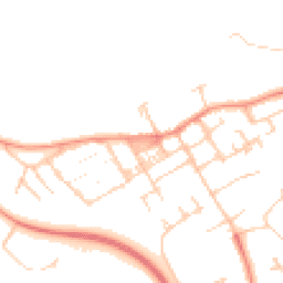 Daytime road noise heatmap for MK13 0AH