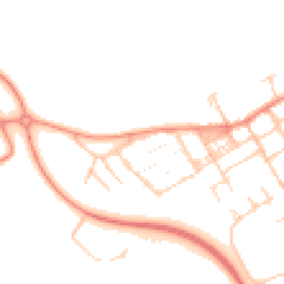 Daytime road noise heatmap for MK13 0AJ
