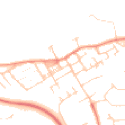 Daytime road noise heatmap for MK13 0AQ