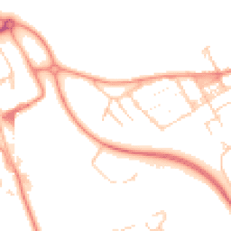 Daytime road noise heatmap for MK13 0AR