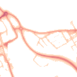 Daytime road noise heatmap for MK13 0AW