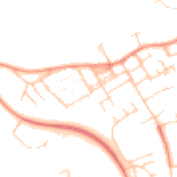 Daytime road noise heatmap for MK13 0BH