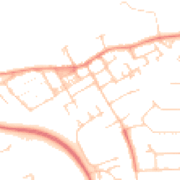 Daytime road noise heatmap for MK13 0DQ