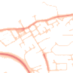 Daytime road noise heatmap for MK13 0EH