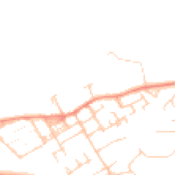 Daytime road noise heatmap for MK13 0FA