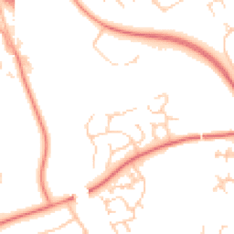 Daytime road noise heatmap for MK13 0LP