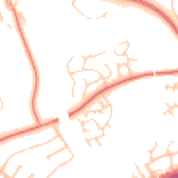 Daytime road noise heatmap for MK13 0LR