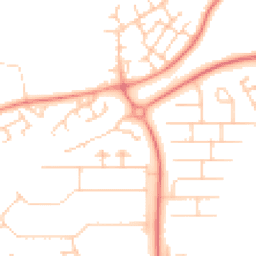 Daytime road noise heatmap for MK13 7BD