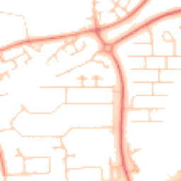 Daytime road noise heatmap for MK13 7BX